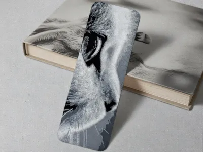 Cat Face Closeup Bookmark