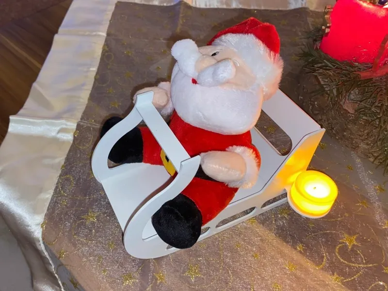 led. Teelicht weihnachtsschlitten Hunter Matze Tv