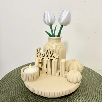 Modelo para impresión 3D: 装饰套装:你好,秋天(Q_Craft) — vista de referencia 4