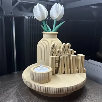 Modelo para impresión 3D: 装饰套装:你好,秋天(Q_Craft) — vista de referencia 3