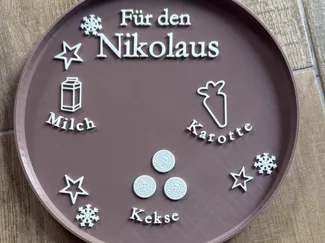 Teller für den Nikolaus