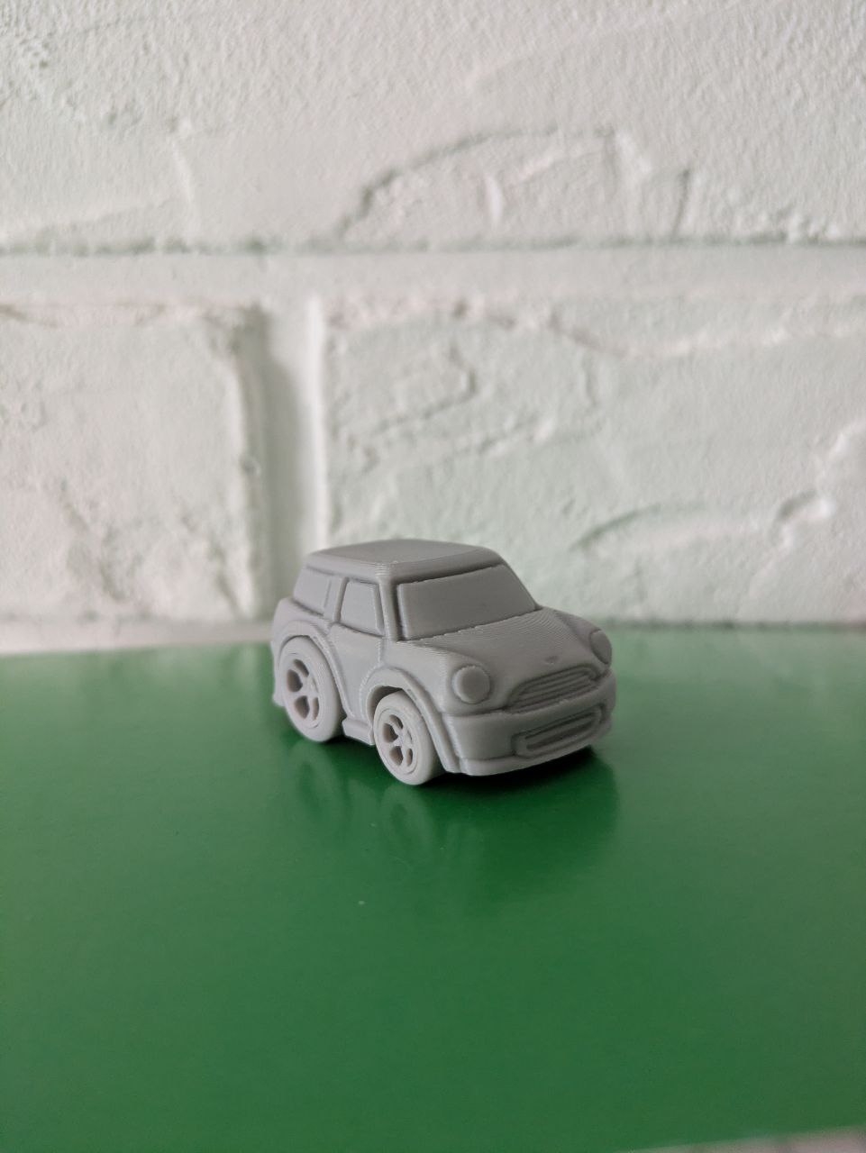 Miniatura 4 do modelo 3D mini cooper可动拼装玩具车
