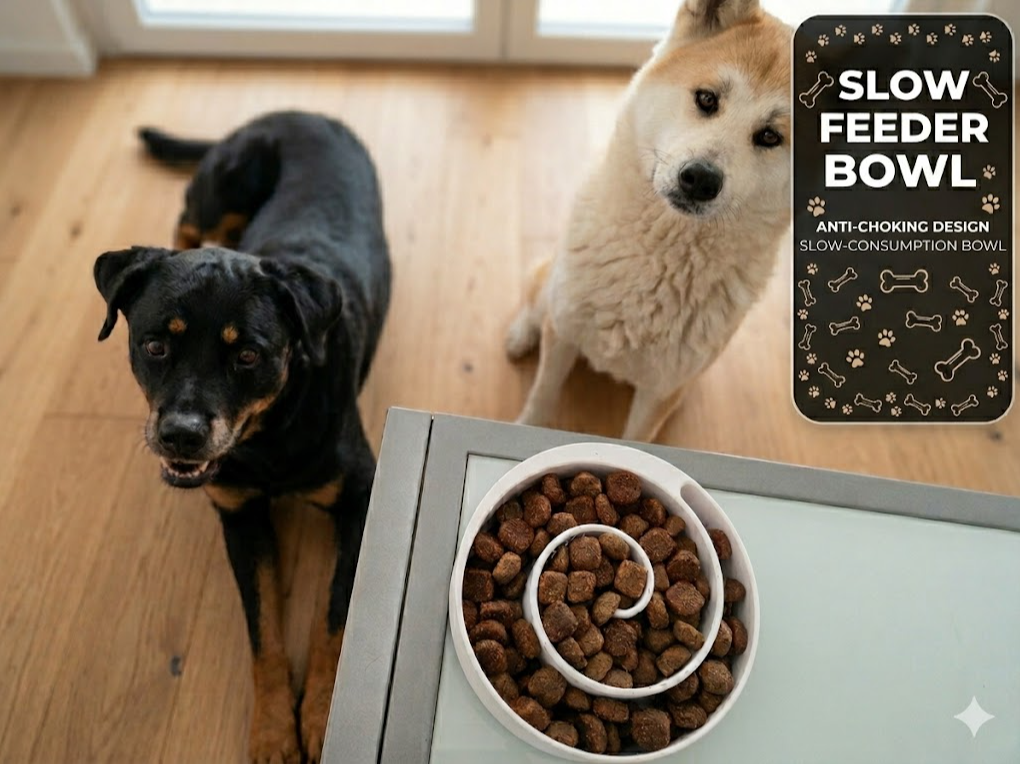 Anti-Choking Slow Feeder Bowl