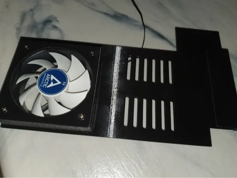 Ender 3 v2 Psu 80x80x25 Silent Fan cover