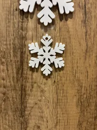 Trio de flocons de neige à suspendre — photo 3