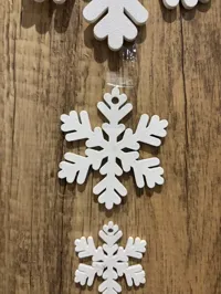 Trio de flocons de neige à suspendre — photo 4
