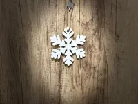 Trio de flocons de neige à suspendre — photo 1