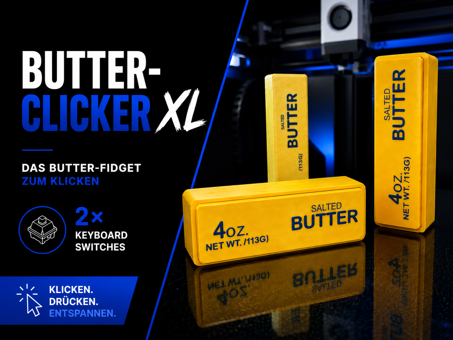 Butter Clicker Fidget XL Viral - 1