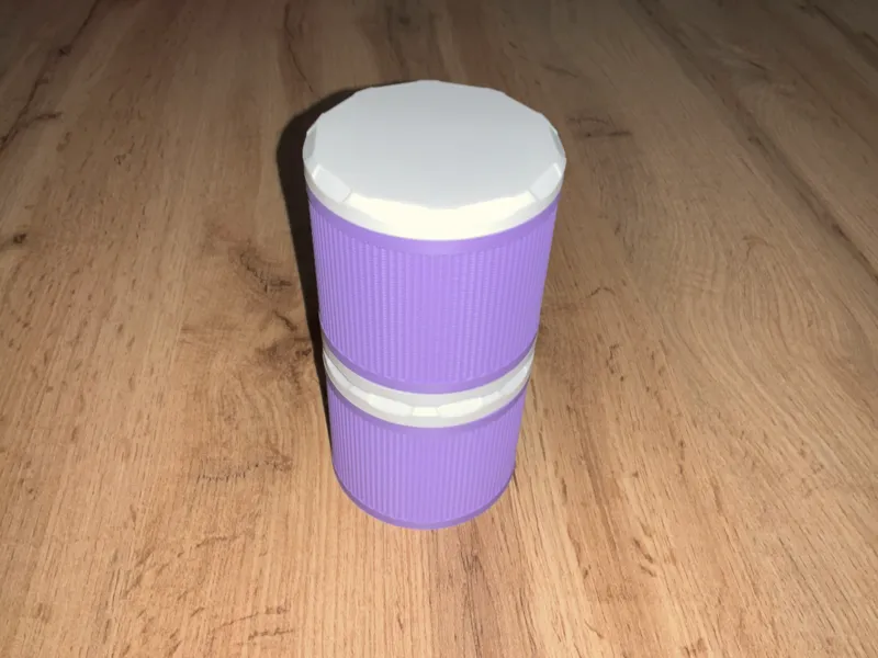 Container à verrouillage modulaire 76 mm