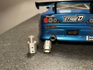1/10 rc drift exhaust