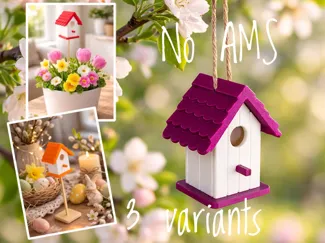 Mini Bird house #3 – Garden or house Decoration