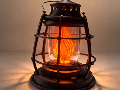Vintage Ship Lamp