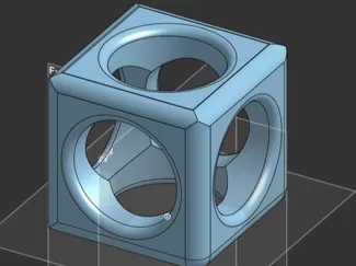 cube With Big HOle 
