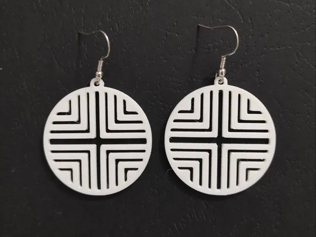 Pulse of the Grid – Earrings