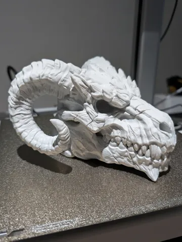 Adorno temático: Black Dragon Skull decor — vista de referencia 2