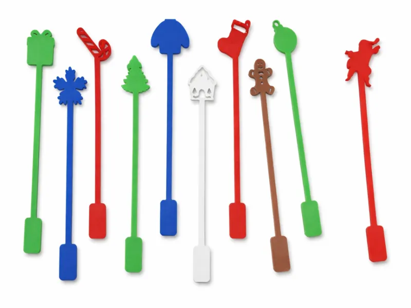 *NEW* Christmas Drink Stirrers ( 10 pieces )