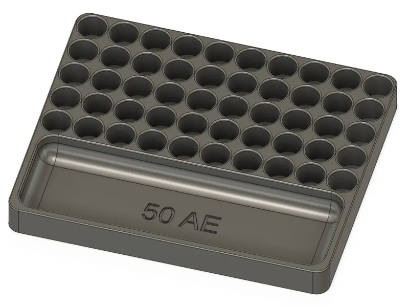 50 AE Reloading Tray