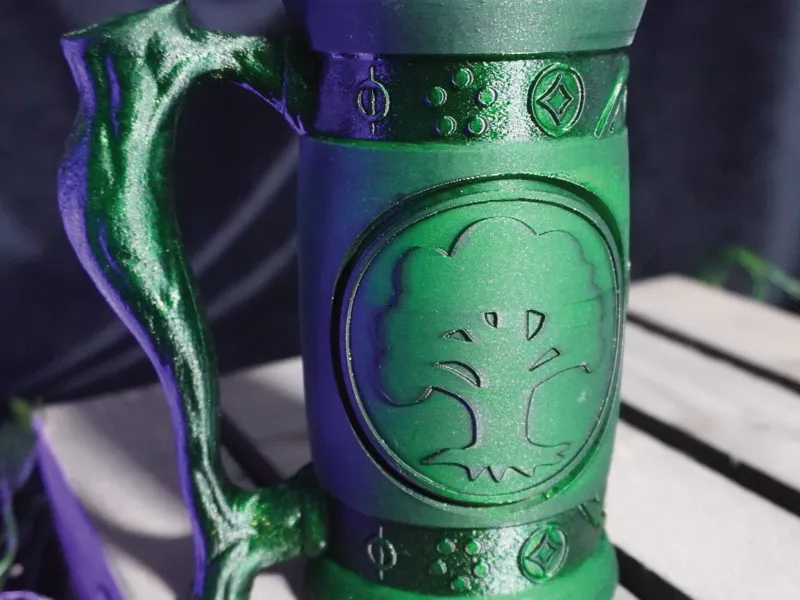 MtG Green Mana-Inspired Can Holder/Koozie