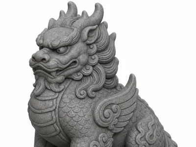 Qilin statue