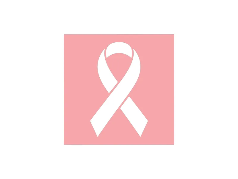 Cancer awareness stencil 10 x 10