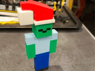 zombie minecraft noël NO AMS