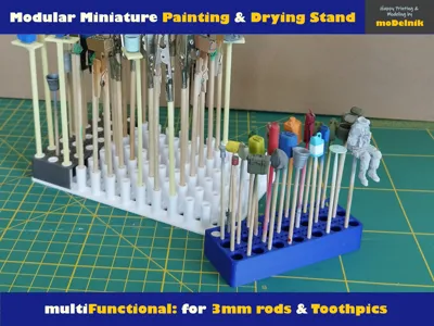Modular Miniature Painting & Drying Stand