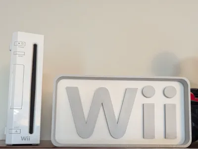 Wii Sign With Box Border