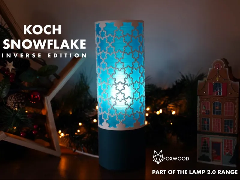 Koch Snowflake Inverse Edition by Foxwood