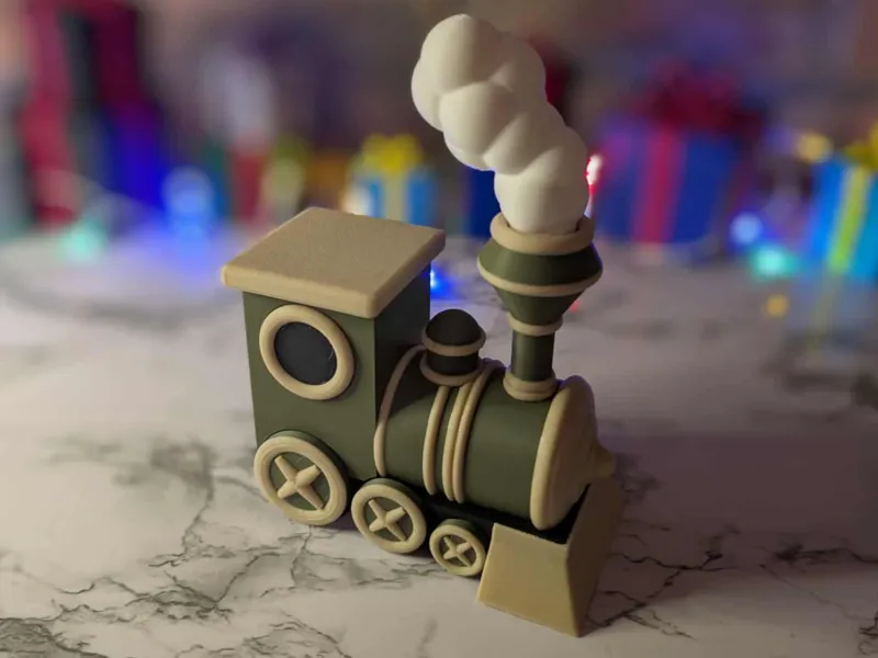 Christmas Train - Engine - Multipart