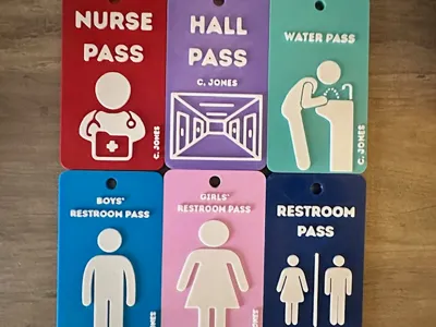 Classroom Hall Passes