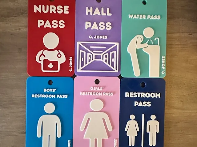 Classroom Hall Passes