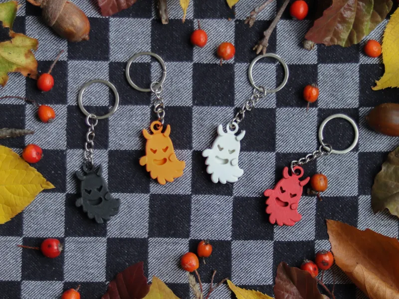 Devilish Ghost Keychain|Autumn Series|Halloween