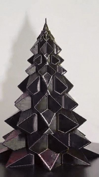 Moderner Weihnachtsbaum-Christbaum