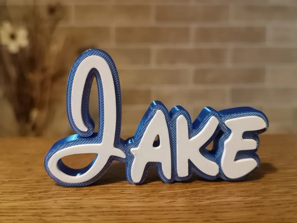 Disney Name Sign Jake by Fabbiotto MakerWorld: Download Free 3D Models
