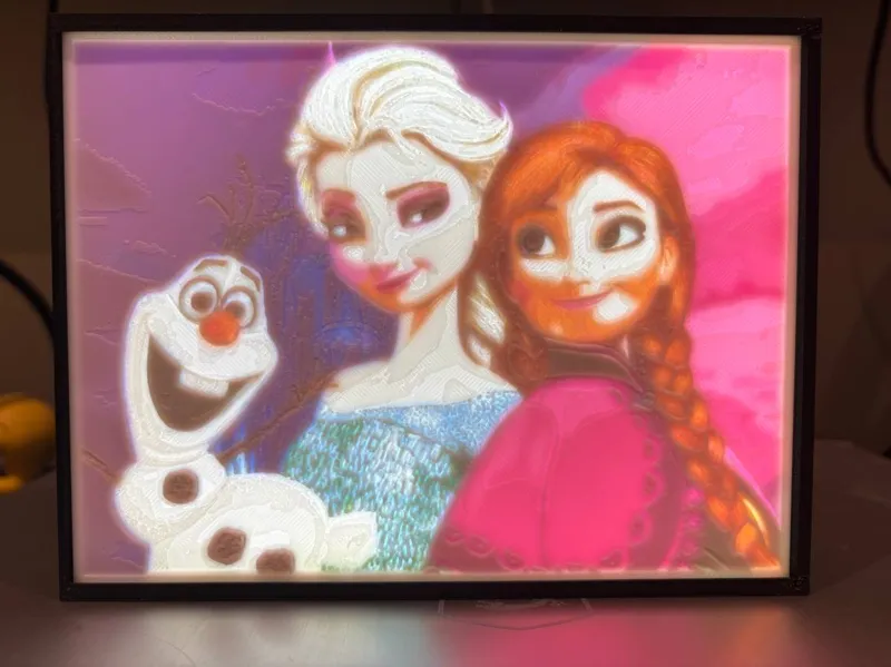 Caja de luz Frozen