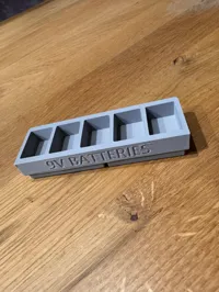 Deckel für 5x 9V Batterien