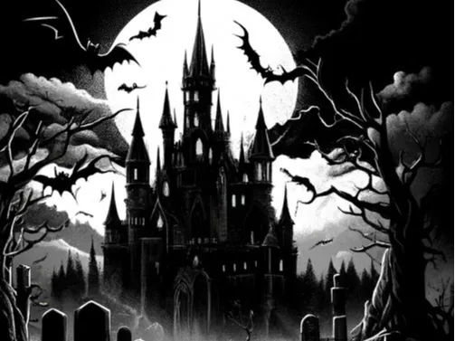 Hueforge Halloween Dark Castle  