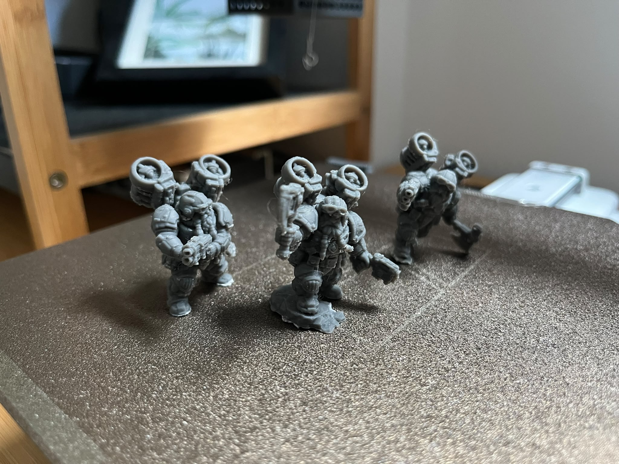 Grimdark Space Dwarfs Jumpack Squad - 1