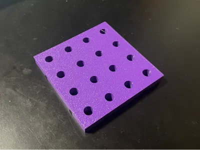 16mm Pitch Grid Base Plate 64×64 mm
