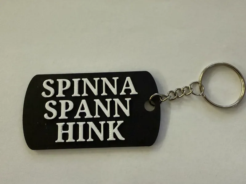 Spinna spann hink keychain