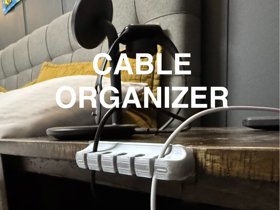 Nightstand Cable Organizer 