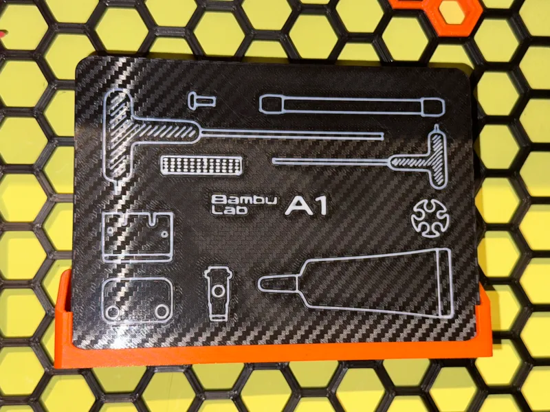 Toolkit case for A1 + A1 Mini Honeycomb SW Mount