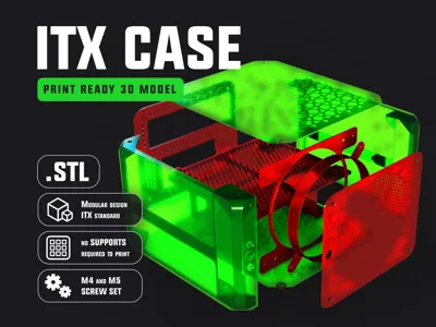 Sunshine's ITX NAS CASE 6 SSD SFX 140mm FAN MESH