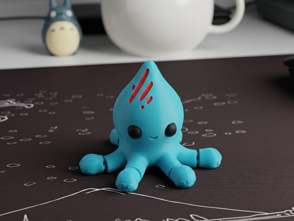 Articulated octopus - Flexible Model