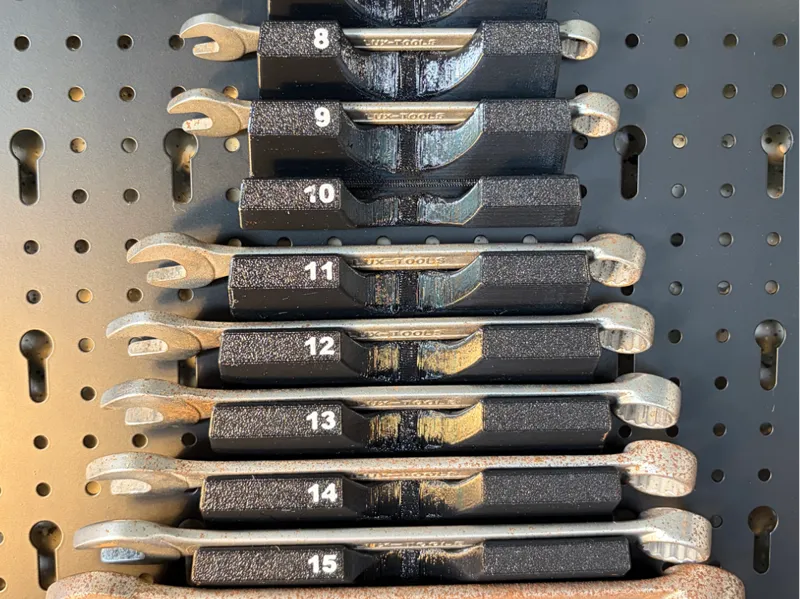 Halter Maulschlüssel für Werkzeugwand/Lochwand