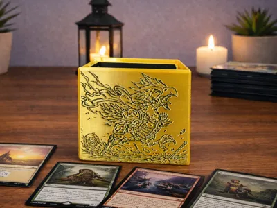 Final Fantasy Chocobo MTG Deck Box - Free 3D Print Model - MakerWorld