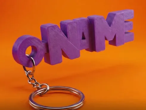 portachiavi con nome