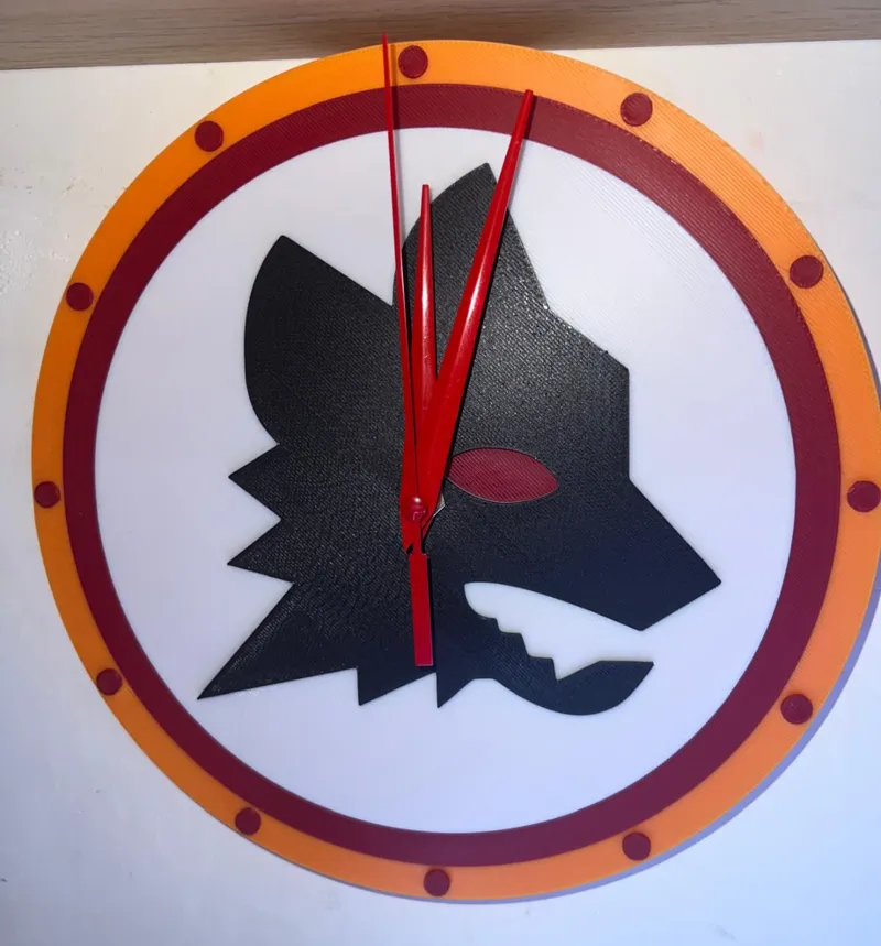 AS Roma Wall Clock