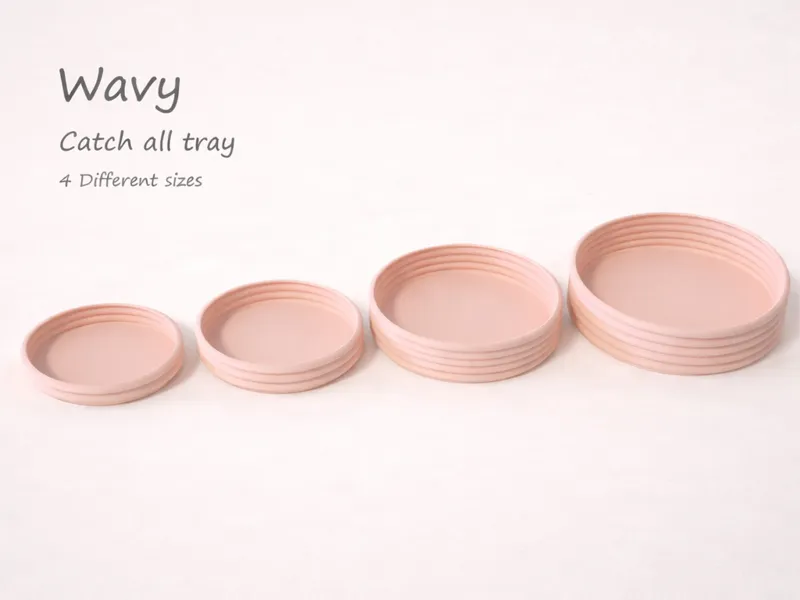 Wavy Catch All Tray - 4 sizes