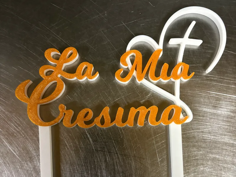 TOPPER TORTA CRESIMA